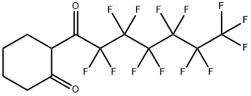 2-(PERFLUOROHEPTANOYL)CYCLOHEXANONE Struktur