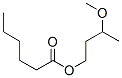 3-methoxybutyl hexanoate Struktur