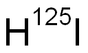 IODINE-125 Struktur