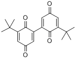 3,3'-di-tert-butylbiphenyldiquinone-(2,5,2',5') Struktur