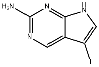 5-Iodo-7H-pyrrolo[2,3-d]pyriMidin-2-aMine Struktur