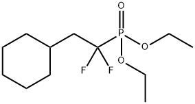 (2-CYCLOHEXYL-1,1-DIFLUORO-ETHYL)-PHOSPHONIC ACID DIETHYL ESTER Struktur