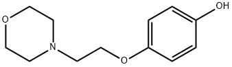 4-[2-(MORPHOLIN-4-YL)ETHOXY]PHENOL Struktur