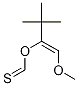 (Z)-1-Methoxy-2-thioMethoxy-3,3-diMethylbutene Struktur