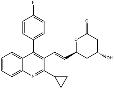 PITAVASTATIN LACTONE Structure