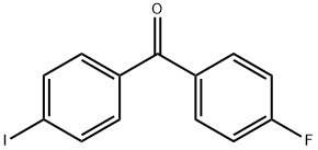 4-FLUORO-4'-IODOBENZOPHENONE Struktur