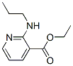 3-Pyridinecarboxylicacid,2-(propylamino)-,ethylester(9CI) Struktur