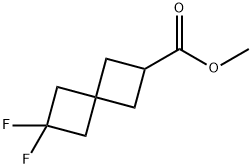 Methyl 6,6-difluorospiro[3.3]heptane-2-carboxylate Struktur