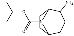 8-boc-8-azabicyclo[3.2.1]octan-2-amine Struktur