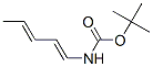 Carbamic acid, 1,3-pentadienyl-, 1,1-dimethylethyl ester, (E,E)- (9CI) Struktur