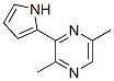 Pyrazine, 2,5-dimethyl-3-(1H-pyrrol-2-yl)- (9CI) Struktur