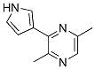 Pyrazine, 2,5-dimethyl-3-(1H-pyrrol-3-yl)- (9CI) Struktur