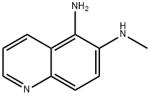 5-Amino-6-(methylamino)quinoline Struktur