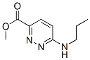 3-Pyridazinecarboxylicacid,6-(propylamino)-,methylester(9CI) Struktur