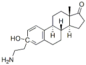 3-aminoethylestrone Struktur