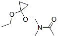 Acetamide,  N-[[(1-ethoxycyclopropyl)oxy]methyl]-N-methyl-  (9CI) Struktur