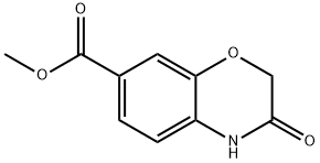 methyl 3-oxo-3,4-dihydro-2H-1,4-benzoxazine-7-carboxylate Struktur