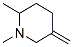 Piperidine, 1,2-dimethyl-5-methylene- (9CI) Struktur