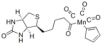 biotinylcyclopentadienylmanganese tricarbonyl Struktur