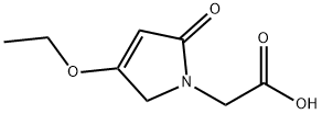 (4-ETHOXY-2-OXO-2,5-DIHYDRO-PYRROL-1-YL)-ACETIC ACID Struktur