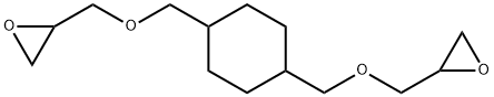 1,4-Bis((2,3-epoxypropoxy)methyl)cyclohexane Struktur