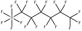 PERFLUOROHEXYLSULPHURPENTAFLUORIDE Struktur