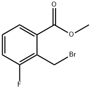 METHYL 2-BROMOMETHYL-3-FLUORO-BENZOATE Struktur