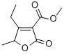 4-ETHYL-3-(METHOXYCARBONYL)-5-METHYL-3,4-DIDEHYDRO-GAMMA-BUTYROLACTONE Struktur