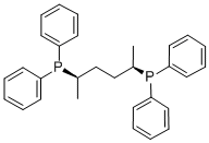 (2R,5R)-(+)-BIS(DIPHENYLPHOSPHINO)HEXANE Struktur