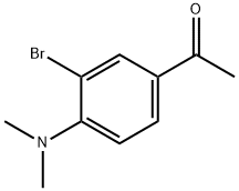 1-(3-broMo-4-(diMethylaMino)phenyl)ethanone Struktur