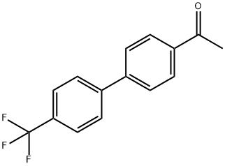 1-(4'-TRIFLUOROMETHYL-BIPHENYL-4-YL)-ETHANONE Struktur