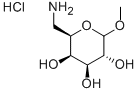 METHYL 6-AMINO-DEOXY-GALACTOYRANOSIDE HYDROCHLORIDE Struktur