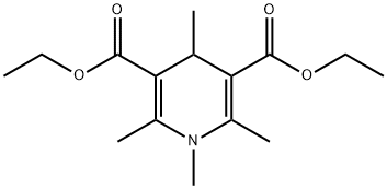 1,4-Dihydro-1,2,4,6-tetramethyl-3,5-pyridinedicarboxylic acid diethyl ester Struktur