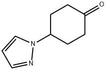 4-(1H-Pyrazol-1-yl)cyclohexan-1-one Struktur