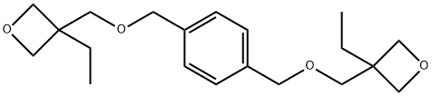 1,4-BIS{[(3-ETHYL-3-OXETHANYL)METHOXY]METHYL}BENZENE Struktur