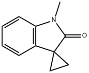 1'-Methyl-Spiro[cyclopropane-1,3'-[3H]indol]-2'(1'H)-one Struktur