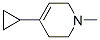 4-cyclopropyl-1-methyl-1,2,3,6-tetrahydropyridine Struktur