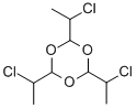 2,4,6-TRIS(1-CHLOROETHYL)-1,3,5-TRIOXANE Struktur