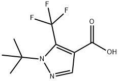 1-(TERT-BUTYL)-5-(TRIFLUOROMETHYL)-1H-PYRAZOLE-4-CARBOXYLIC ACID price.