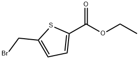 2-BROMOMETHYLTHIOPHENE-5-CARBOXYLIC ACID ETHYL ESTER Struktur