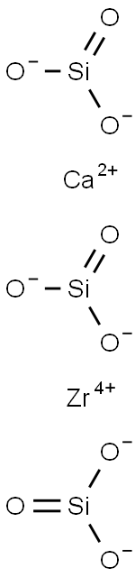 calcium(2+) zirconium(4+) silicate Struktur