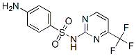 4-AMINO-N-[4-(TRIFLUOROMETHYL)PYRIMIDIN-2-YL]BENZENESULFONAMIDE Struktur