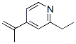 Pyridine, 2-ethyl-4-(1-methylethenyl)- (9CI) Struktur