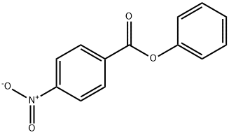 P-NITROBENZOIC ACID PHENYL ESTER Struktur