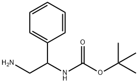 (2-AMINO-1-PHENYL-ETHYL)-CARBAMIC ACID TERT-BUTYL ESTER Struktur