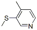 Pyridine, 4-methyl-3-(methylthio)- (9CI) Struktur