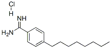 4-Octylbenzamidine hydrochloride Struktur