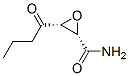 Oxiranecarboxamide, 3-(1-oxobutyl)-, cis- (9CI) Struktur