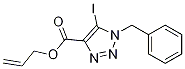 allyl 1-benzyl-5-iodo-1H-[1,2,3]triazole-4-carboxylate Struktur