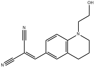 6-(2,2-DICYANOVINYL)-N-(2-HYDROXYETHYL)-1,2,3,4-TETRAHYDROQUINOLINE Struktur